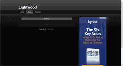 Desktop Screenshot of lightwood.ca